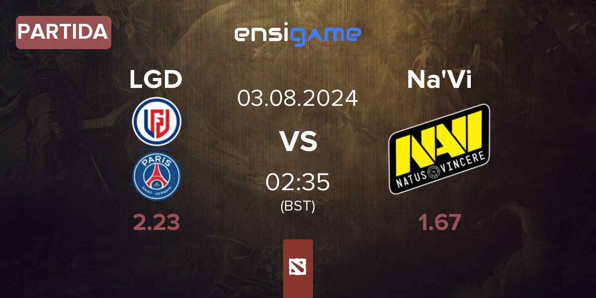 Partida LGD Gaming LGD vs Natus Vincere Na'Vi | 03.08