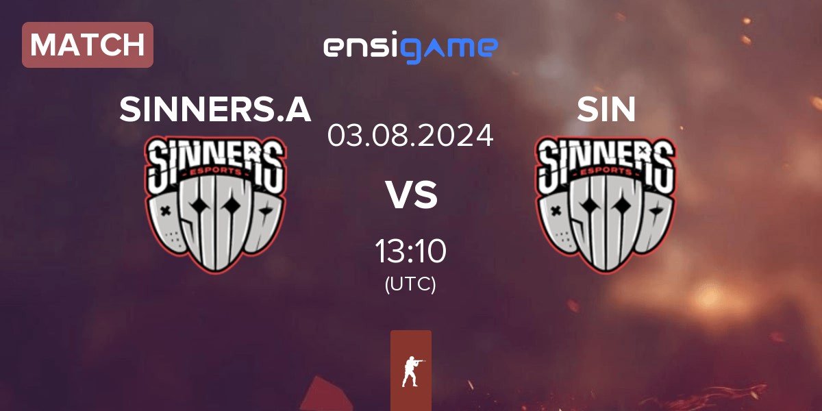 Match SINNERS Academy SINNERS.A vs Sinners Esports Sinners | 03.08