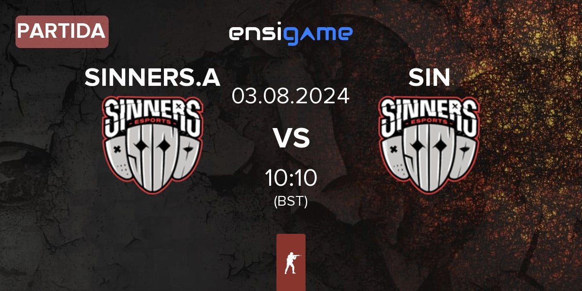 Partida SINNERS Academy SINNERS.A vs Sinners Esports Sinners | 03.08