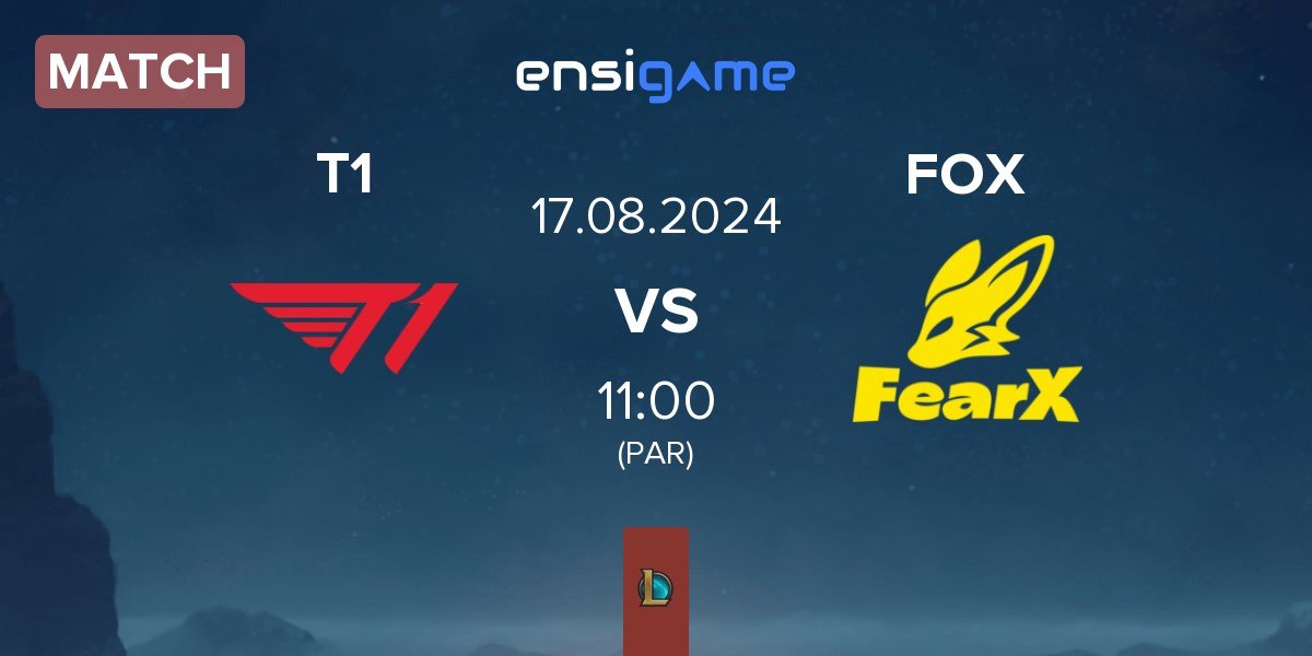 Match T1 vs FearX FOX | 17.08