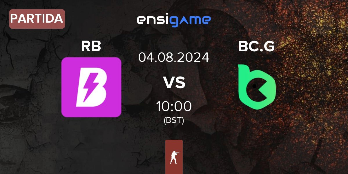 Partida RUSH B RB vs BC.Game Esports BC.G | 04.08