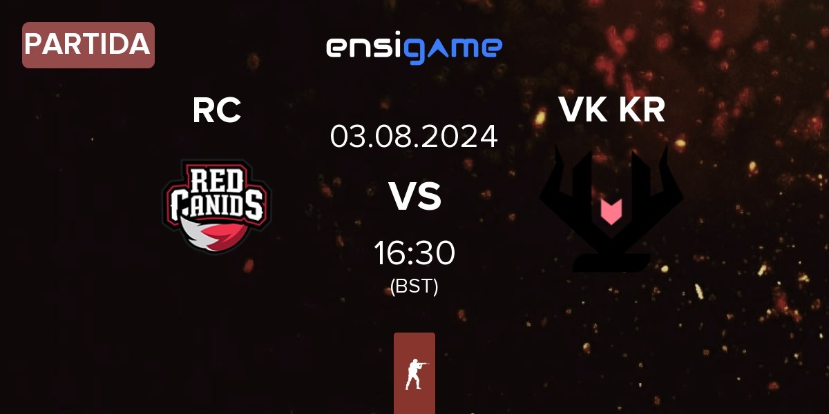 Partida Red Canids RC vs Vikings KR VK KR | 03.08