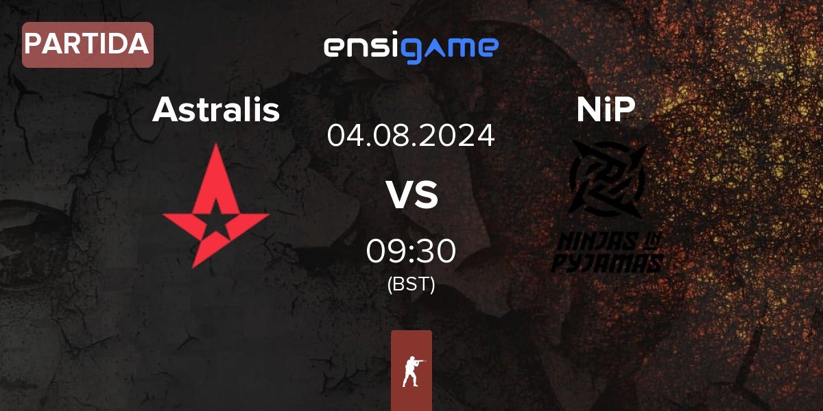 Partida Astralis vs Ninjas in Pyjamas NiP | 04.08