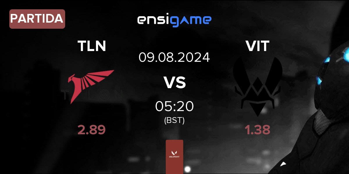 Partida Talon Esports TLN vs Team Vitality VIT | 09.08