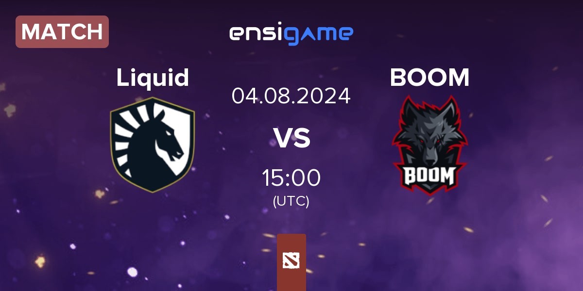 Match Team Liquid Liquid vs BOOM Esports BOOM | 04.08