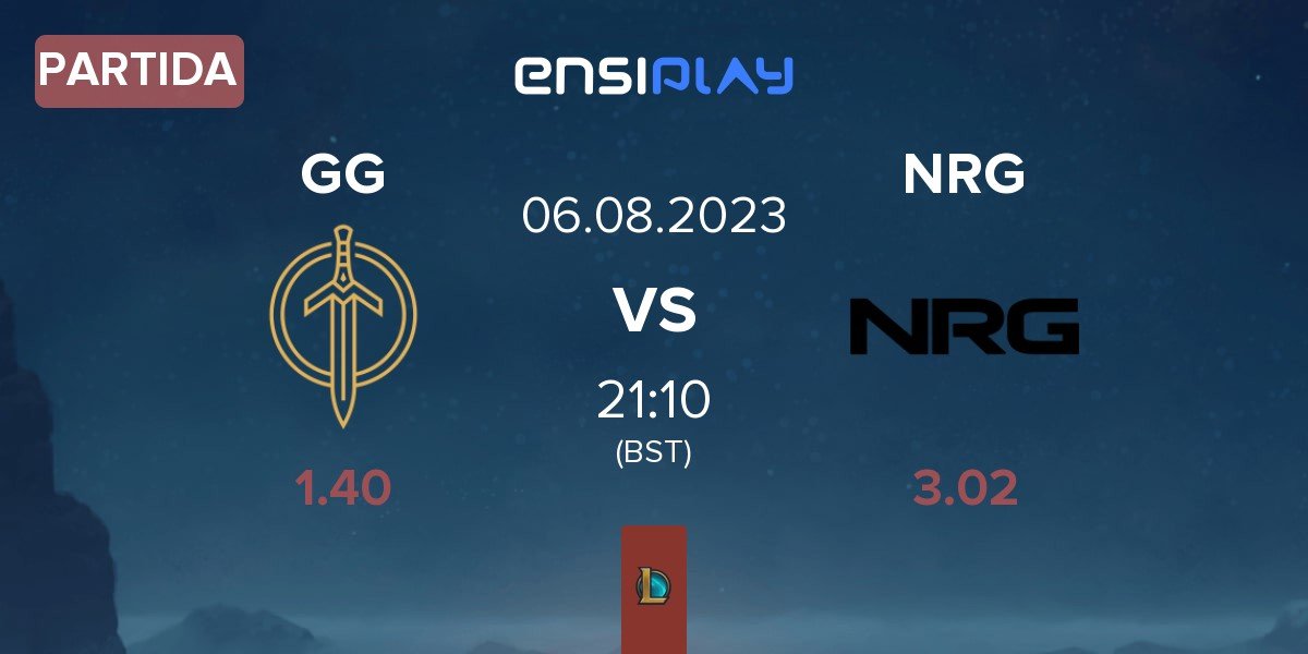 Partida Golden Guardians GG vs NRG Esports NRG | 06.08