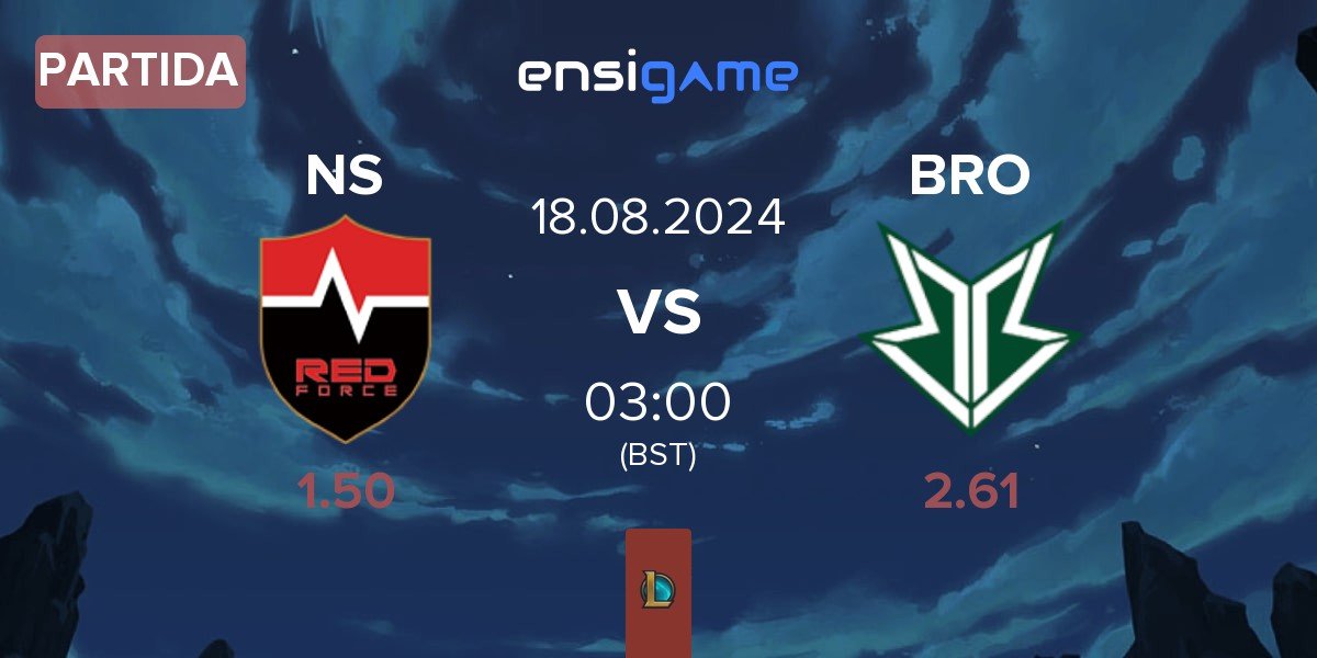 Partida Nongshim RedForce NS vs OKSavingsBank BRION BRO | 18.08