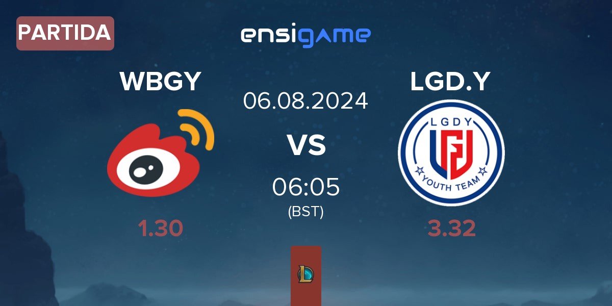 Partida Weibo Gaming Youth Team WBGY vs LGD Gaming Young LGD.Y | 06.08