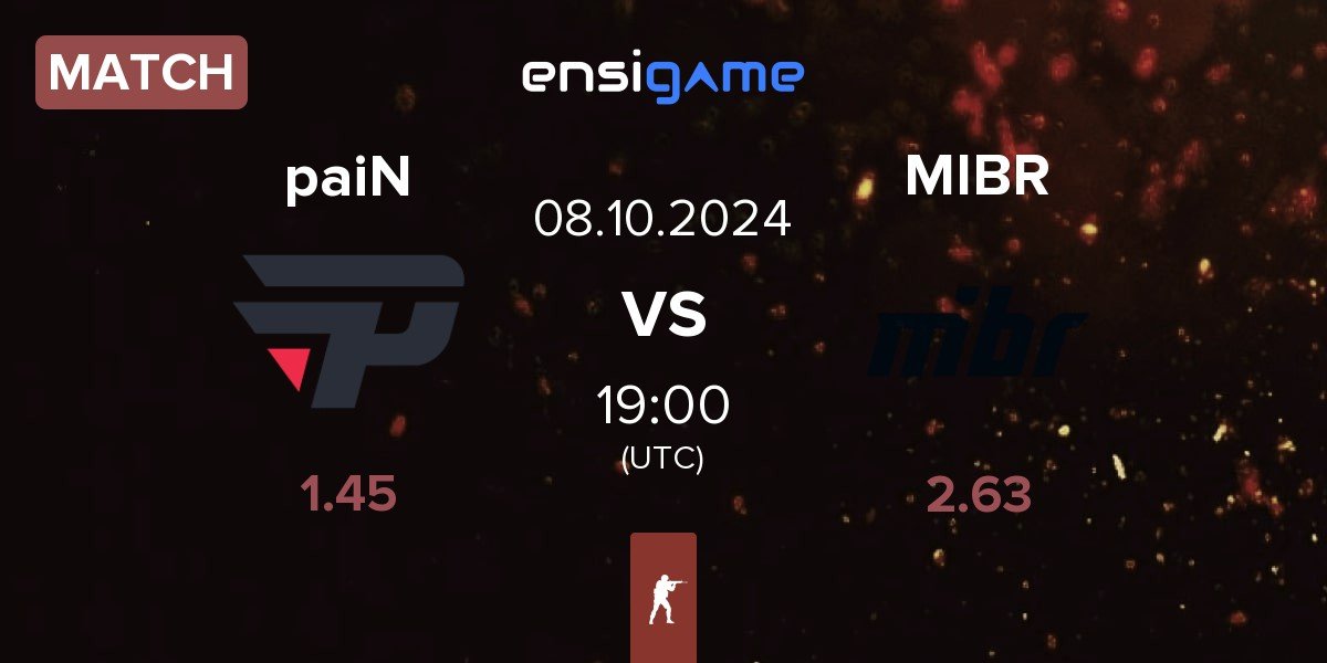 Match paiN Gaming paiN vs Made in Brazil MIBR | 08.10