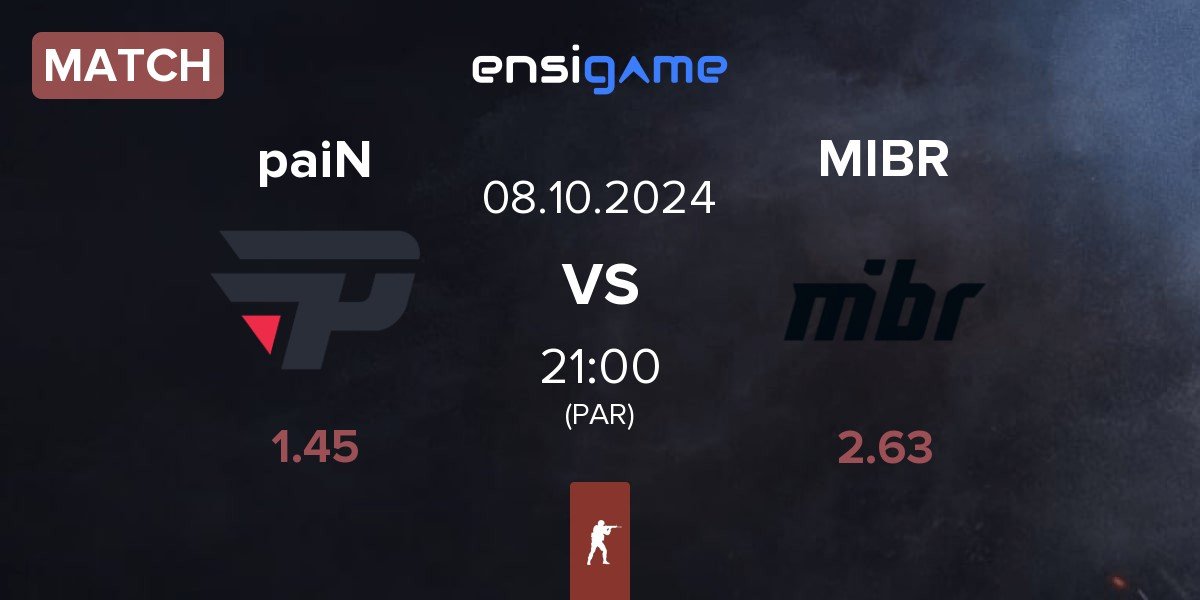 Match paiN Gaming paiN vs Made in Brazil MIBR | 08.10