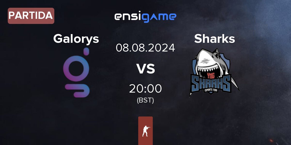 Partida Galorys vs Sharks Esports Sharks | 08.08