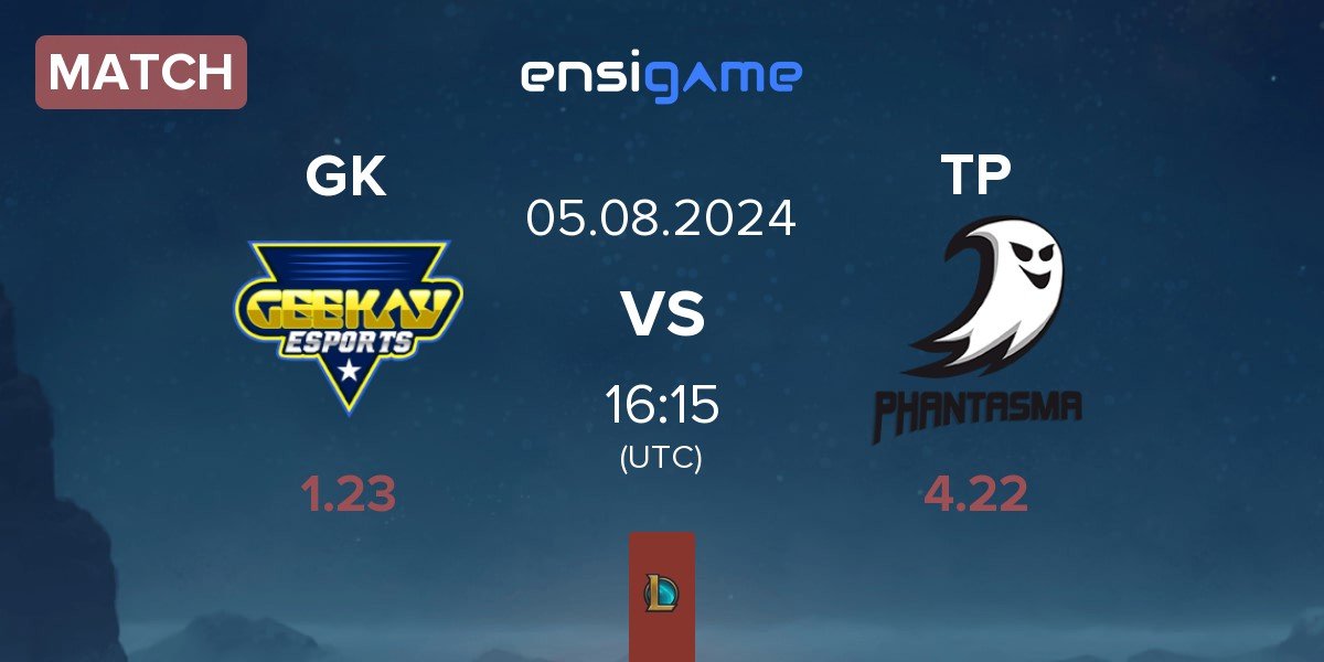 Match Geekay Esports GK vs Team Phantasma TP | 05.08