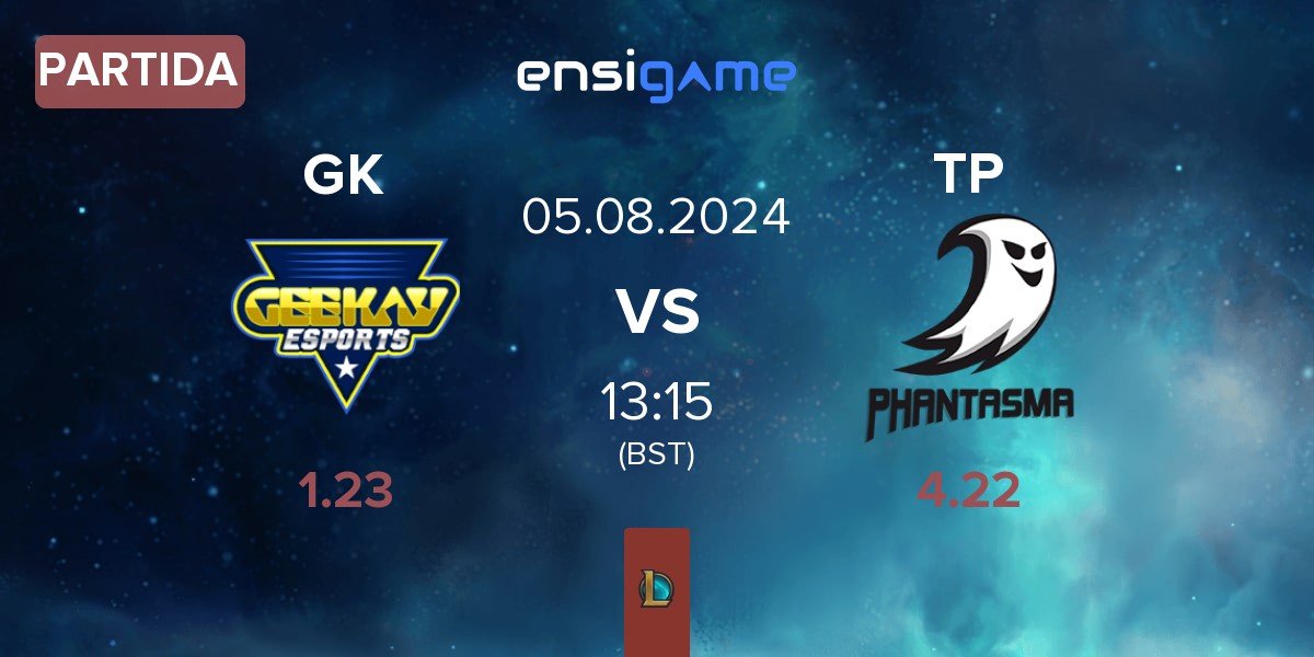 Partida Geekay Esports GK vs Team Phantasma TP | 05.08