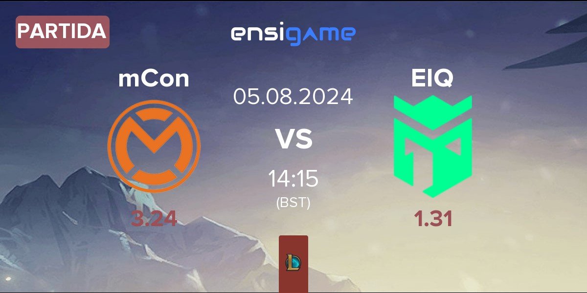 Partida mCon esports mCon vs Entropiq EIQ | 05.08