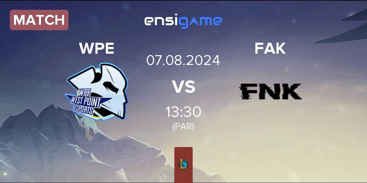 Match West Point Esports WPE vs Frank Esports FAK | 07.08