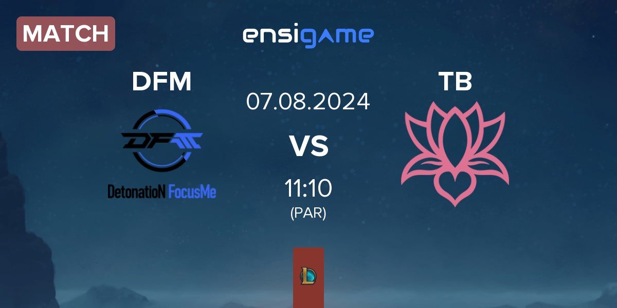 Match DetonatioN FocusMe DFM vs Team Bliss TB | 07.08