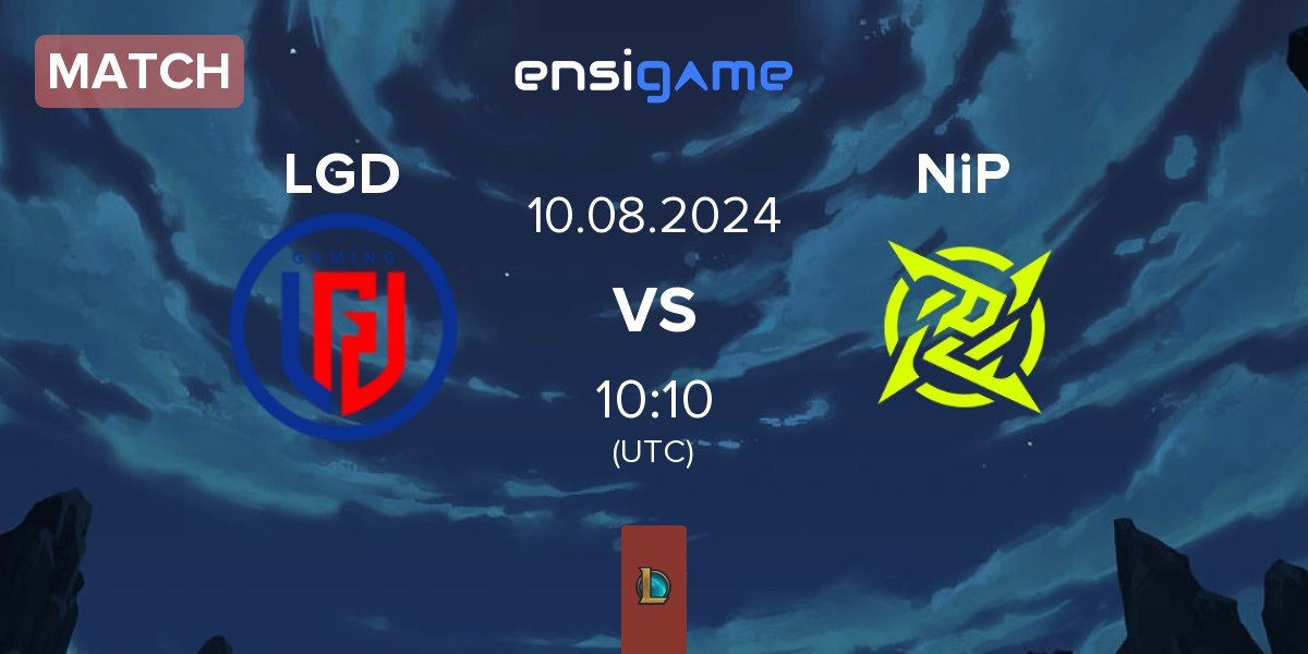 Match LGD Gaming LGD vs Ninjas In Pyjamas NiP | 10.08