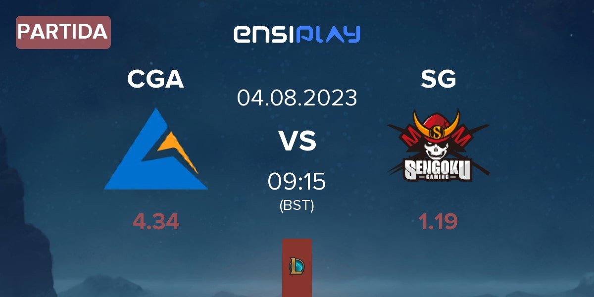 Partida Crest Gaming Act CGA vs Sengoku Gaming SG | 04.08