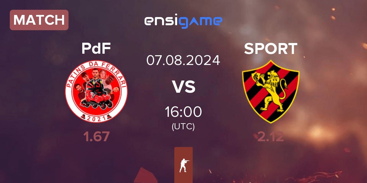 Match Patins da Ferrari PdF vs eSports Recife SPORT | 07.08