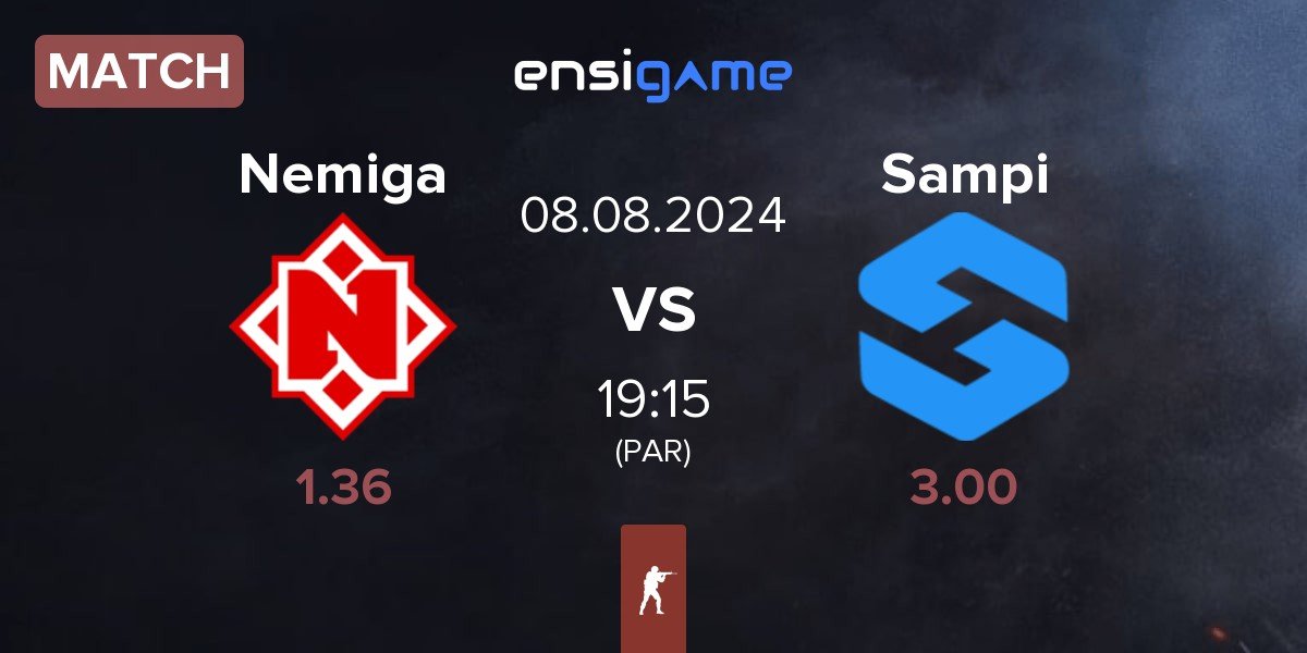 Match Nemiga Gaming Nemiga vs Team Sampi Sampi | 08.08