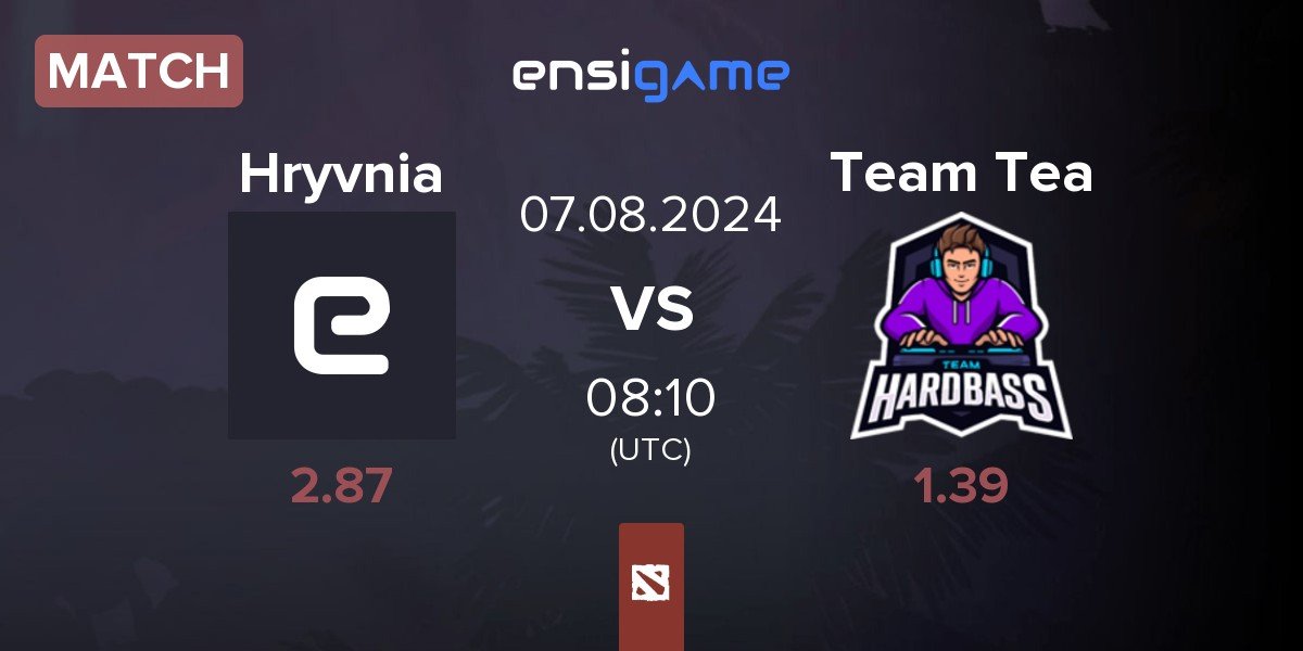 Match Team Hryvnia Hryvnia vs Team Tea | 07.08