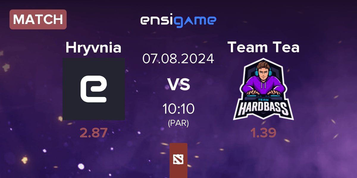 Match Team Hryvnia Hryvnia vs Team Tea | 07.08