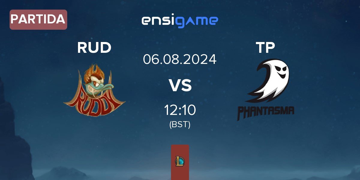 Partida Ruddy Esports RUD vs Team Phantasma TP | 06.08