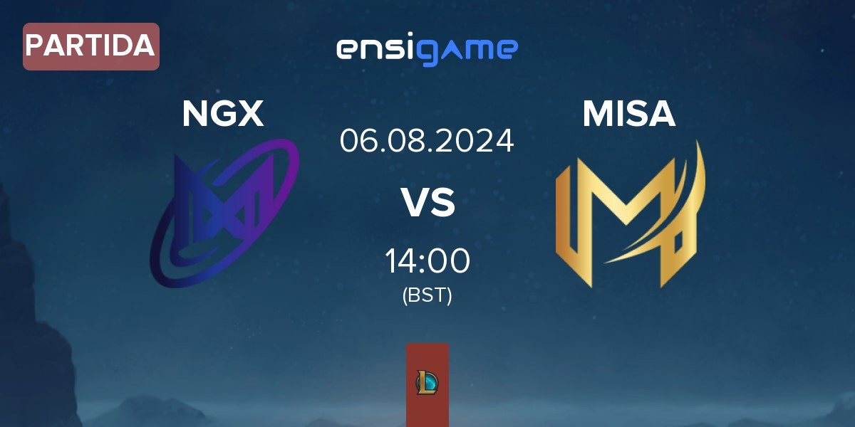 Partida Nigma Galaxy NGX vs Misa Esports MISA | 06.08