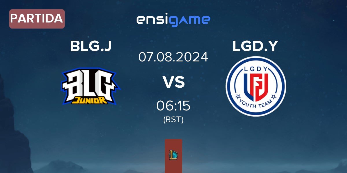 Partida Bilibili Gaming Junior BLG.J vs LGD Gaming Young LGD.Y | 07.08