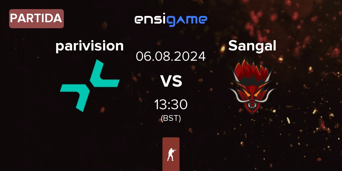 Partida PARIVISION parivision vs Sangal Esports Sangal | 06.08