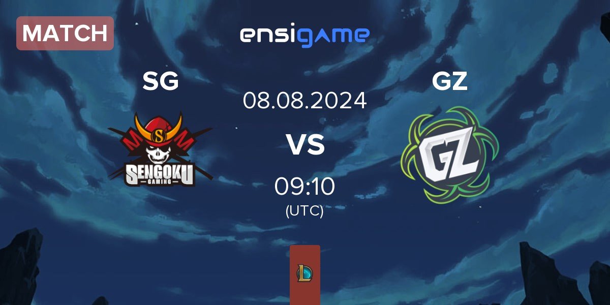 Match Sengoku Gaming SG vs Ground Zero Gaming GZ | 08.08