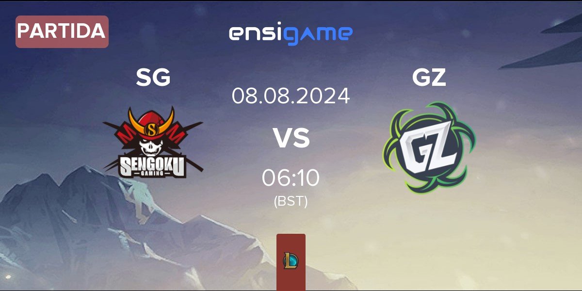 Partida Sengoku Gaming SG vs Ground Zero Gaming GZ | 08.08