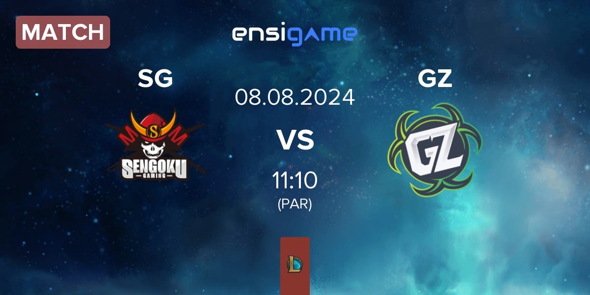 Match Sengoku Gaming SG vs Ground Zero Gaming GZ | 08.08