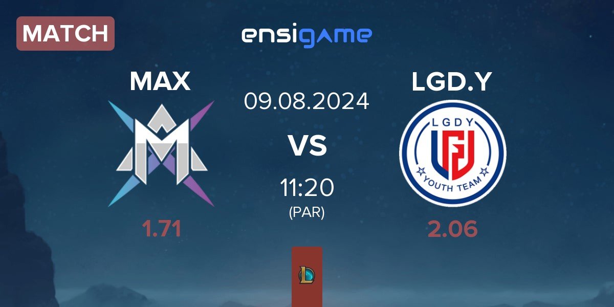 Match MAX vs LGD Gaming Young LGD.Y | 09.08