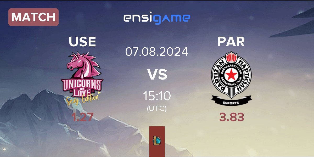 Match Unicorns of Love Sexy Edition USE vs Partizan Esports PAR | 07.08