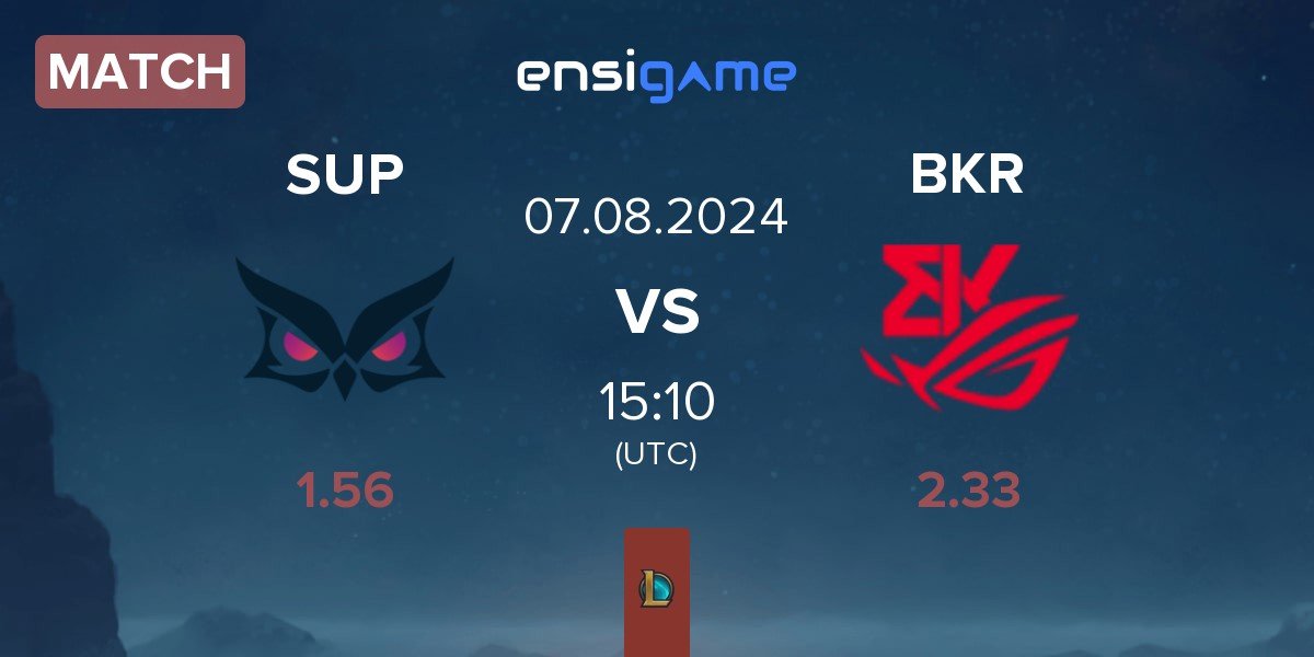 Match Papara SuperMassive SUP vs BK ROG Esports BKR | 07.08