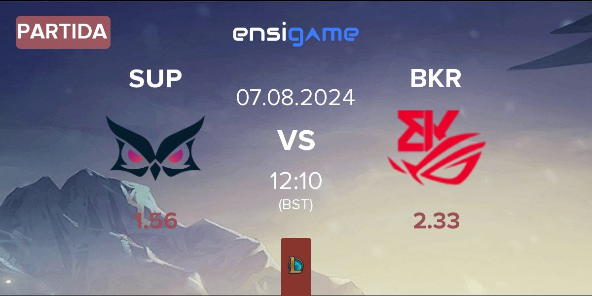 Partida Papara SuperMassive SUP vs BK ROG Esports BKR | 07.08