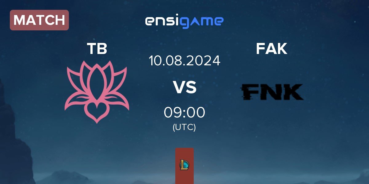 Match Team Bliss TB vs Frank Esports FAK | 10.08