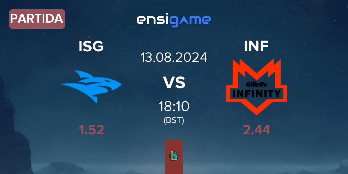 Partida Isurus ISG vs Infinity Esports INF | 13.08