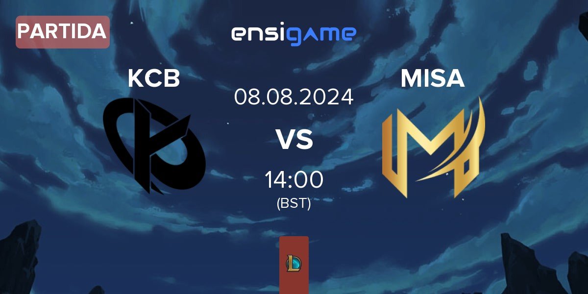 Partida Karmine Corp Blue KCB vs Misa Esports MISA | 08.08