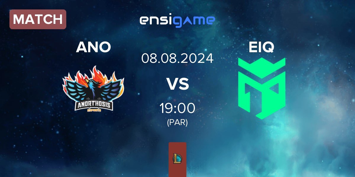 Match Anorthosis Famagusta Esports ANO vs Entropiq EIQ | 08.08