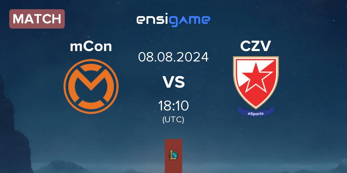 Match mCon esports mCon vs Crvena zvezda Esports CZV | 08.08