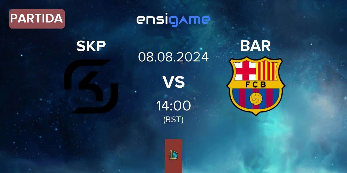 Partida SK Gaming Prime SKP vs Barça eSports BAR | 08.08