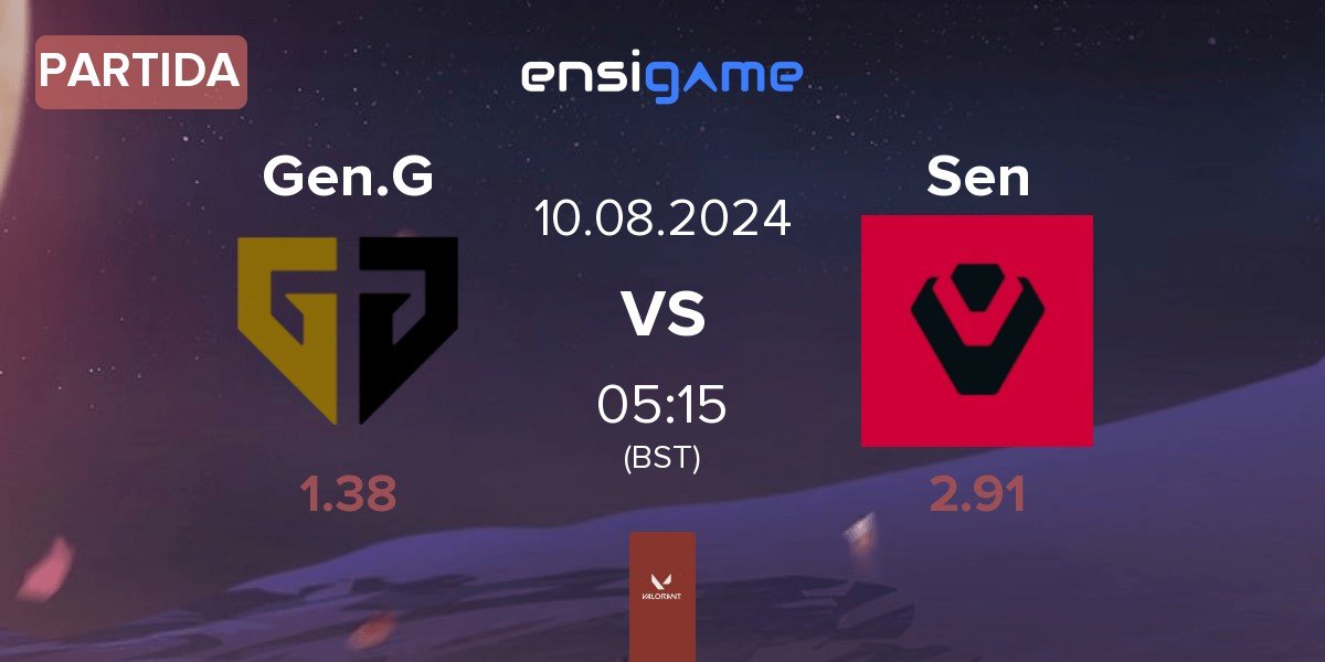 Partida Gen.G Esports Gen.G vs Sentinels Sen | 10.08