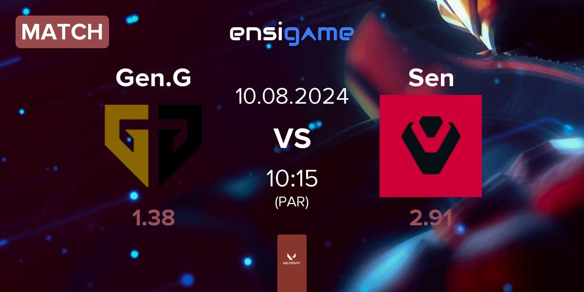 Match Gen.G Esports Gen.G vs Sentinels Sen | 10.08