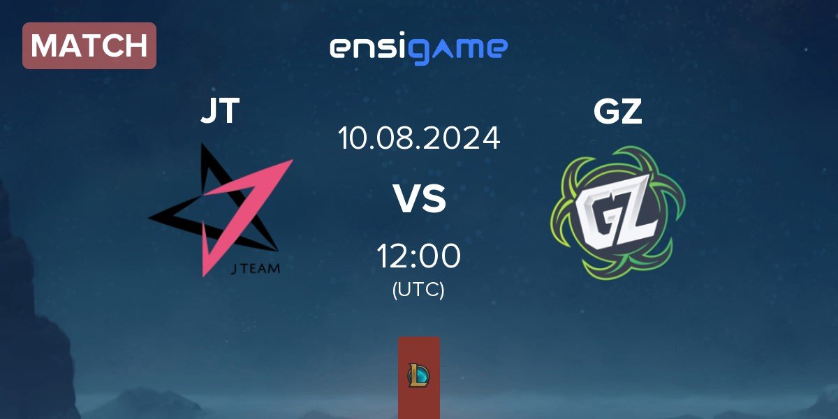 Match J Team JT vs Ground Zero Gaming GZ | 10.08