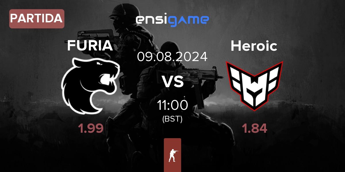 Partida FURIA Esports FURIA vs Heroic | 09.08