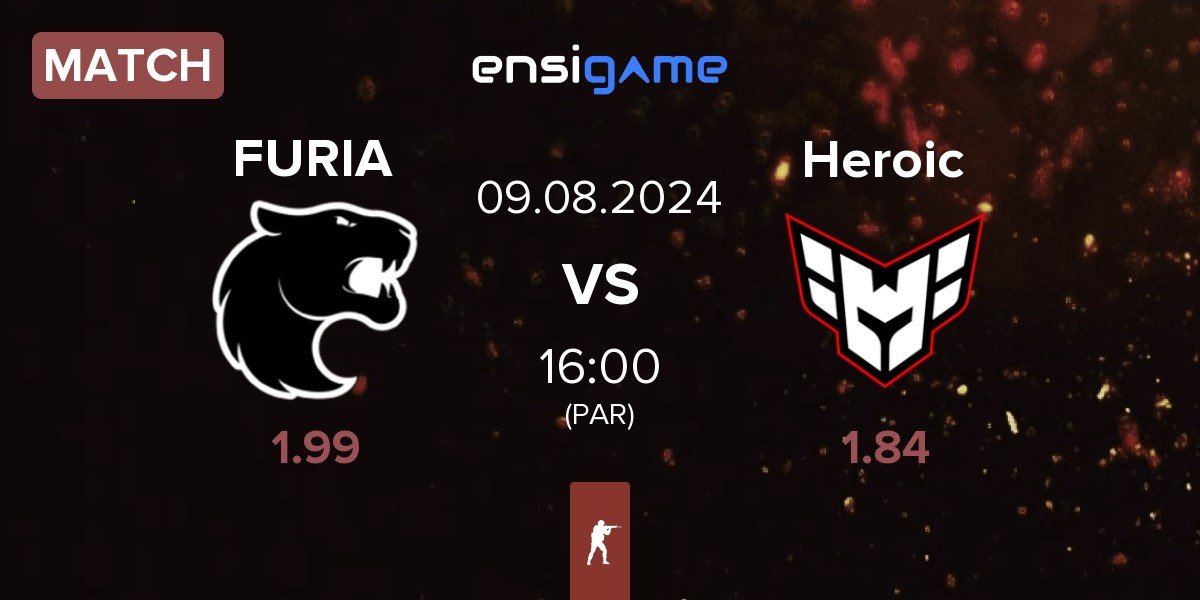 Match FURIA Esports FURIA vs Heroic | 09.08