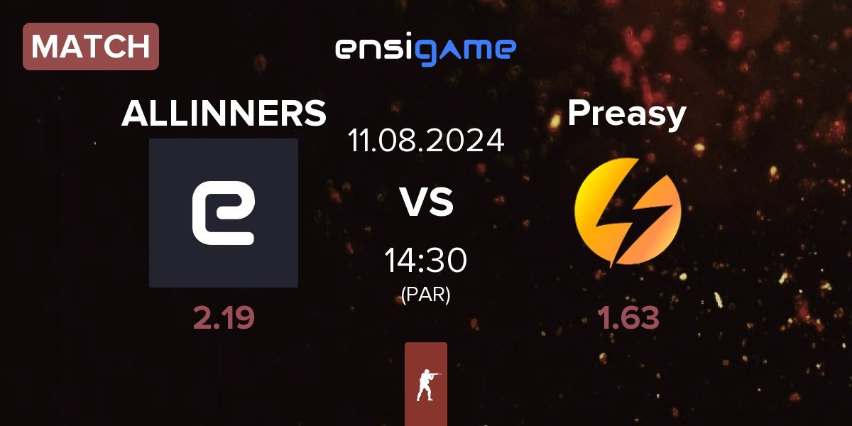 Match ALLINNERS vs Preasy Esport Preasy | 11.08