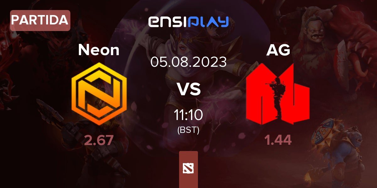 Partida Neon Esports Neon vs Army Geniuses AG | 05.08